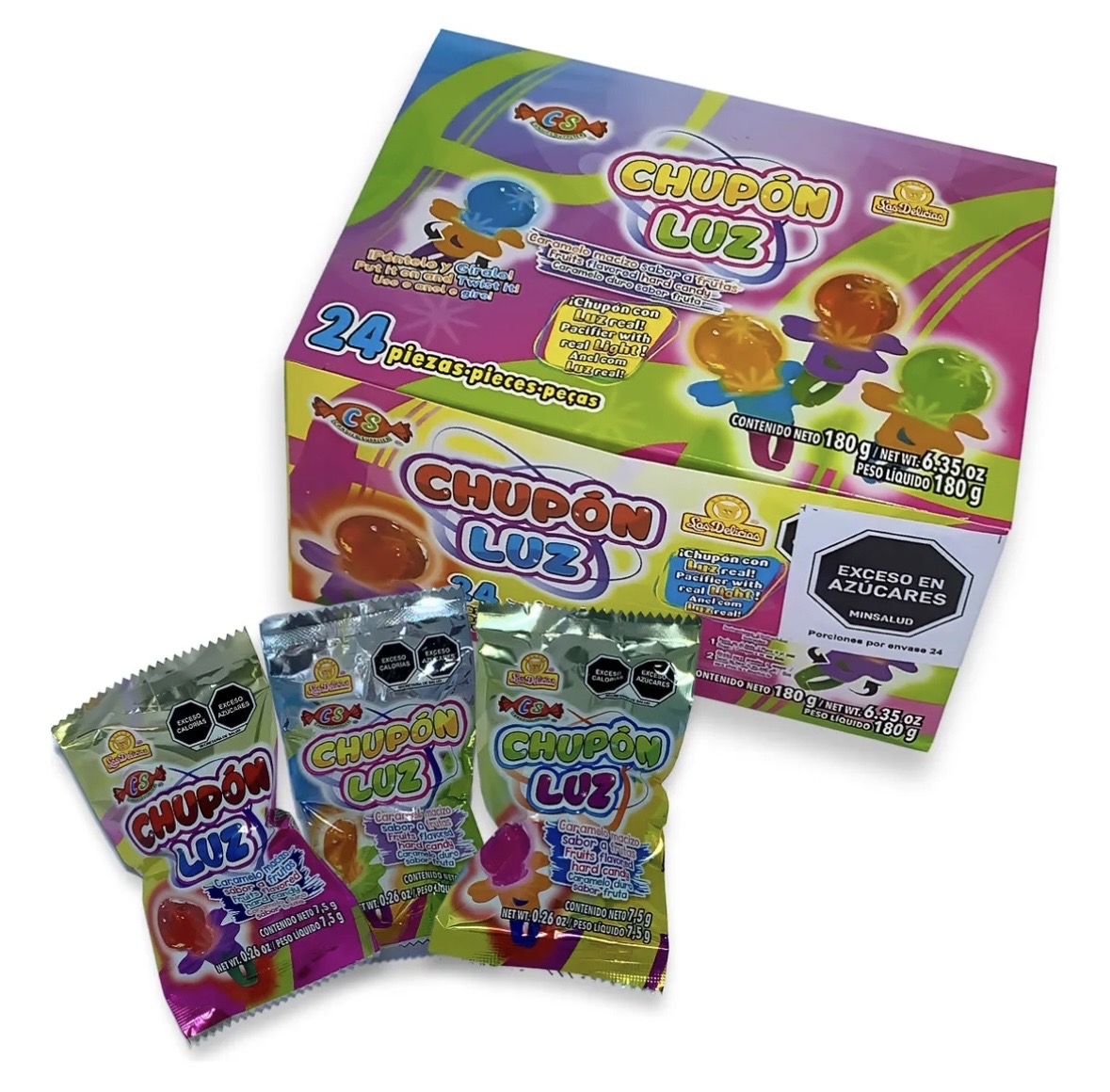 Chupo Luz x24
