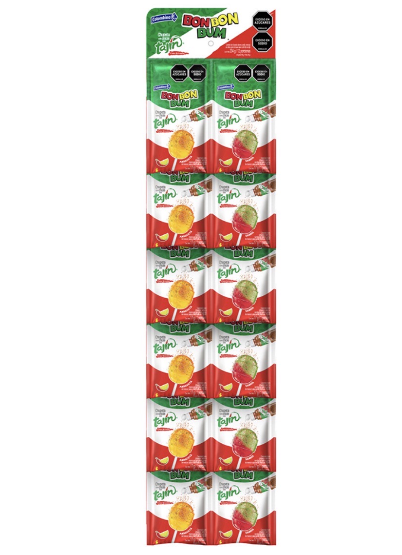 Bon Bon Bum Tajín x12